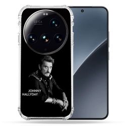 Coque Renforcée Pour Xiaomi 15 Ultra Musique Johnny Hallyday Noir