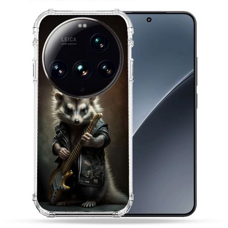 Coque Renforcée Pour Xiaomi 15 Ultra Musique Rock Herisson