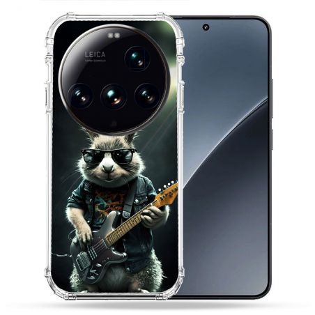Coque Renforcée Pour Xiaomi 15 Ultra Musique Rock Lapin