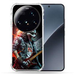 Coque Renforcée Pour Xiaomi 15 Ultra Musique Rock Loup
