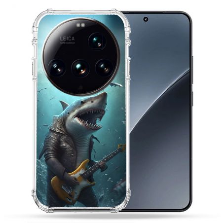 Coque Renforcée Pour Xiaomi 15 Ultra Musique Rock Requin