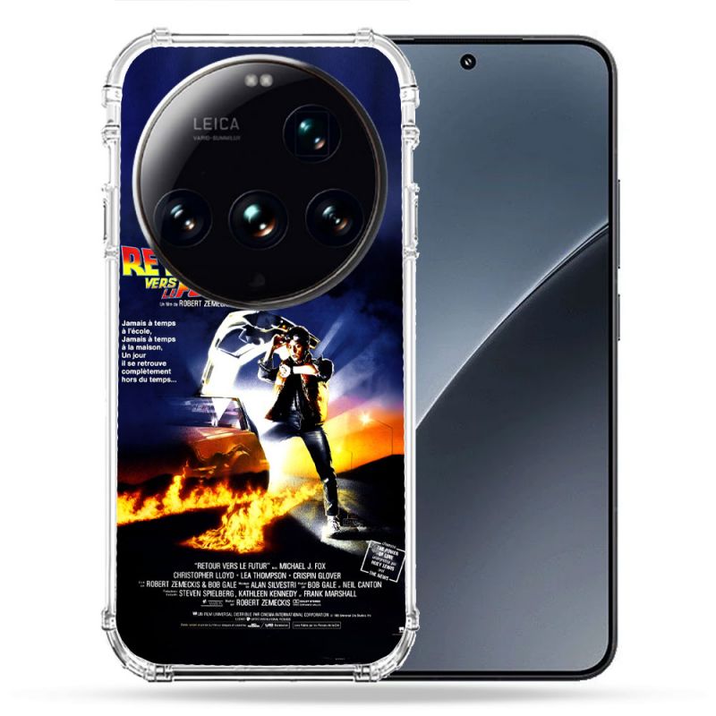 Coque Renforcée Pour Xiaomi 15 Ultra Retour Vers Le Futur Affiche