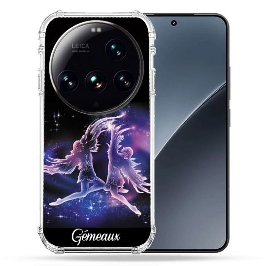 Coque Renforcée Pour Xiaomi 15 Ultra Signe Zodiaque 2 Gémeaux