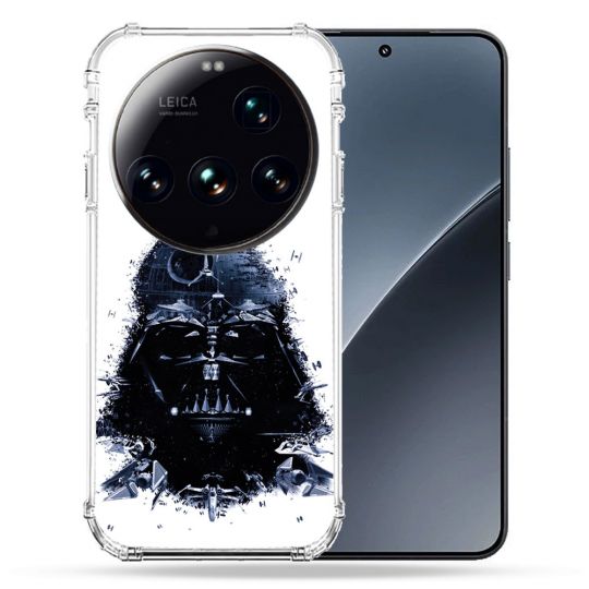 Coque Renforcée Pour Xiaomi 15 Ultra Star Wars - Dark Vador Blanc