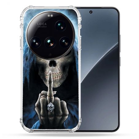 Coque Renforcée Pour Xiaomi 15 Ultra Tete de Mort Doigt