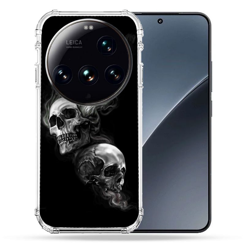 Coque Renforcée Pour Xiaomi 15 Ultra Tete de Mort Triple