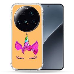 Coque Renforcée Transparente Pour Xiaomi 15 Ultra Licorne Paillette