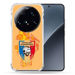 Coque Renforcée Transparente Pour Xiaomi 15 Ultra Pompier Feu