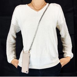 Coque Renforcée Transparente Pour Xiaomi 15 Ultra Lanière / Cordon Metal Plate Argent