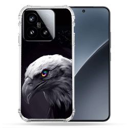 Coque Renforcée Pour Xiaomi 15 Animal Aigle Royal Noir