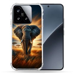 Coque Renforcée Pour Xiaomi 15 Animal Elephant Savane