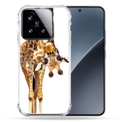 Coque Renforcée Pour Xiaomi 15 Animal Girafe Blanche