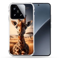 Coque Renforcée Pour Xiaomi 15 Animal Girafe Savane
