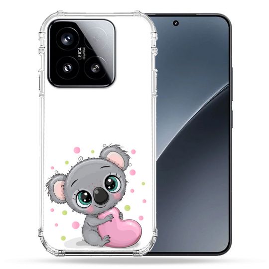 Coque Renforcée Pour Xiaomi 15 Animal Koala Cœur