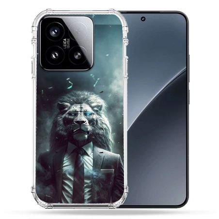 Coque Renforcée Pour Xiaomi 15 Animal Lion Business