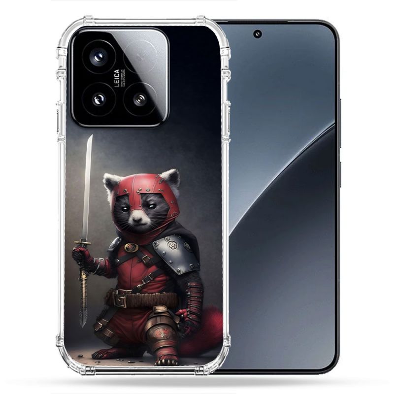 Coque Renforcée Pour Xiaomi 15 Animal Raton Samouraï