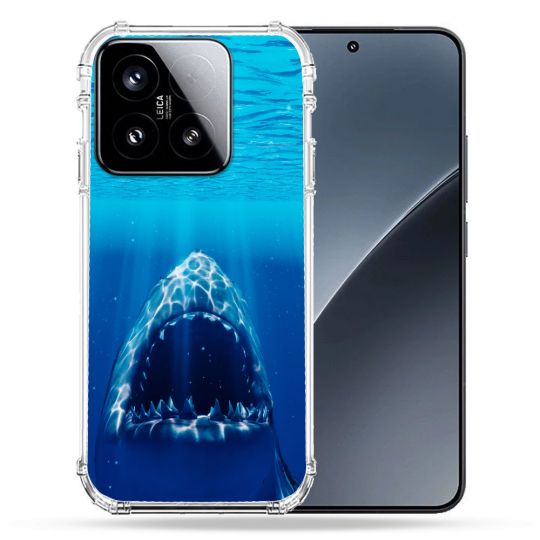 Coque Renforcée Pour Xiaomi 15 Animal Requin Dent
