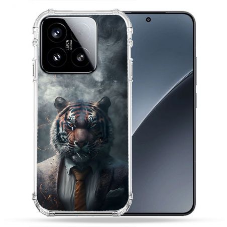 Coque Renforcée Pour Xiaomi 15 Animal Tigre Business