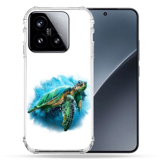 Coque Renforcée Pour Xiaomi 15 Animal Tortue Blanche multicolore