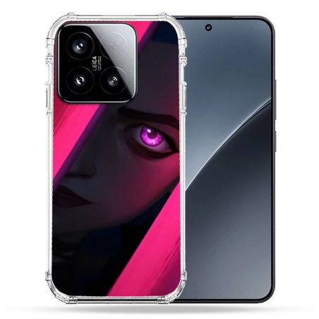 Coque Renforcée Pour Xiaomi 15 Arcane Jinx Rose
