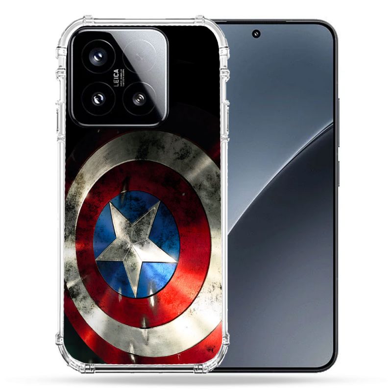 Coque Renforcée Pour Xiaomi 15 Captain America Bouclier