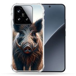 Coque Renforcée Pour Xiaomi 15 Chasse Sanglier Attaque