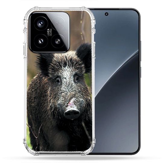 Coque Renforcée Pour Xiaomi 15 Chasse Sanglier bois