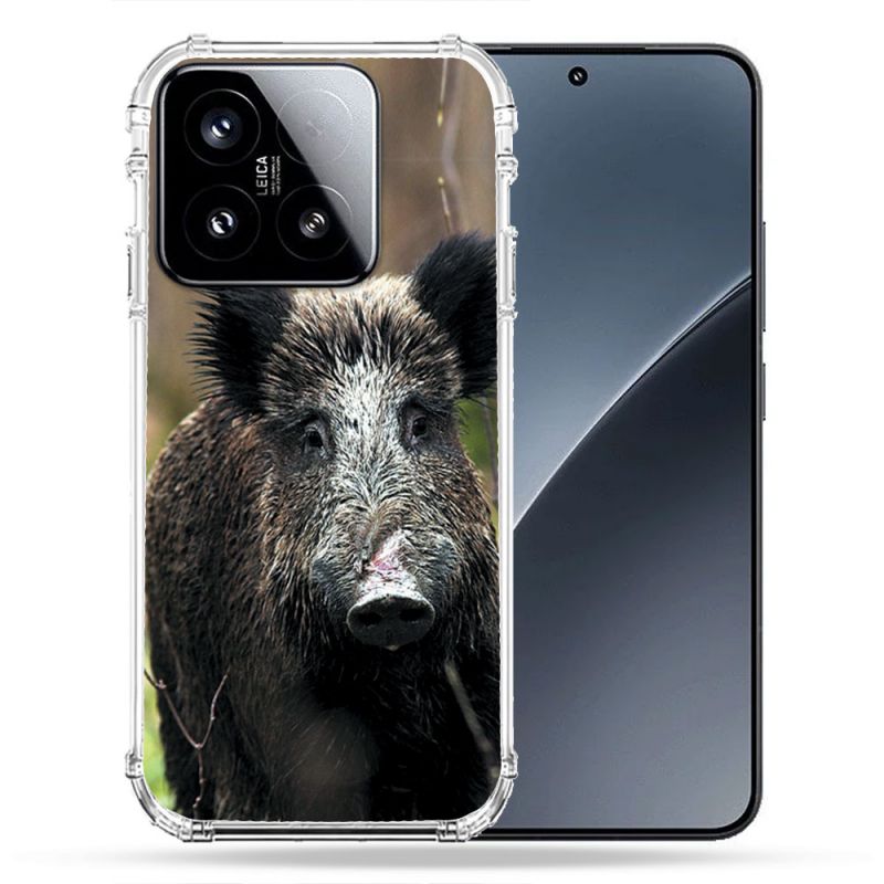 Coque Renforcée Pour Xiaomi 15 Chasse Sanglier bois