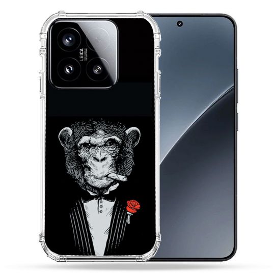 Coque Renforcée Pour Xiaomi 15 Decale Singe Mafia