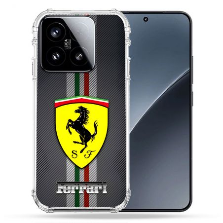 Coque Renforcée Pour Xiaomi 15 Ferrari Carbone