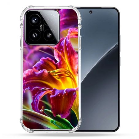 Coque Renforcée Pour Xiaomi 15 Fleur Lys Color