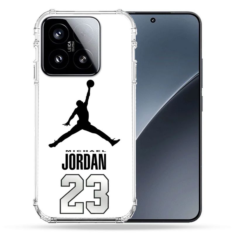 Coque Renforcée Pour Xiaomi 15 Jordan 23 Blanc