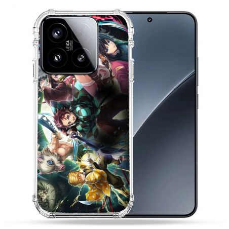Coque Renforcée Pour Xiaomi 15 Manga Demon Slayer Groupe