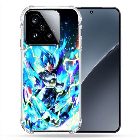 Coque Renforcée Pour Xiaomi 15 Manga Dragon Ball Vegeta Bleu
