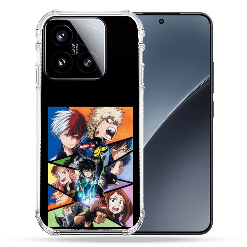 Coque Renforcée Pour Xiaomi 15 Manga My Hero Academia Noir