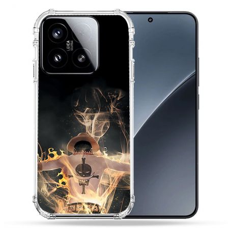Coque Renforcée Pour Xiaomi 15 Manga One Piece Ace Noir