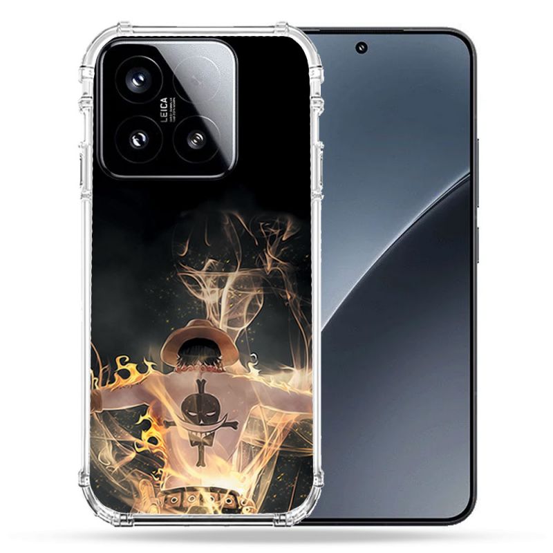 Coque Renforcée Pour Xiaomi 15 Manga One Piece Ace Noir
