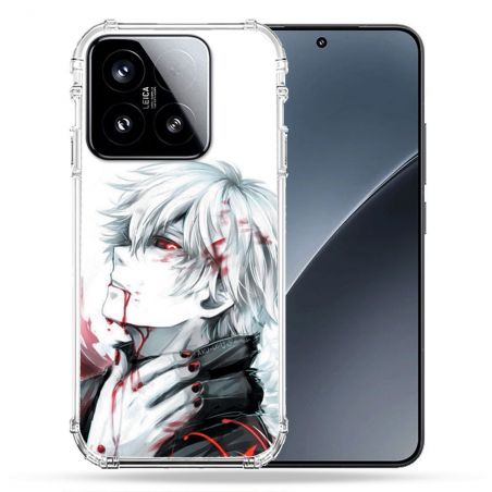 Coque Renforcée Pour Xiaomi 15 Manga Tokyo Ghoul Kaneki Blanc