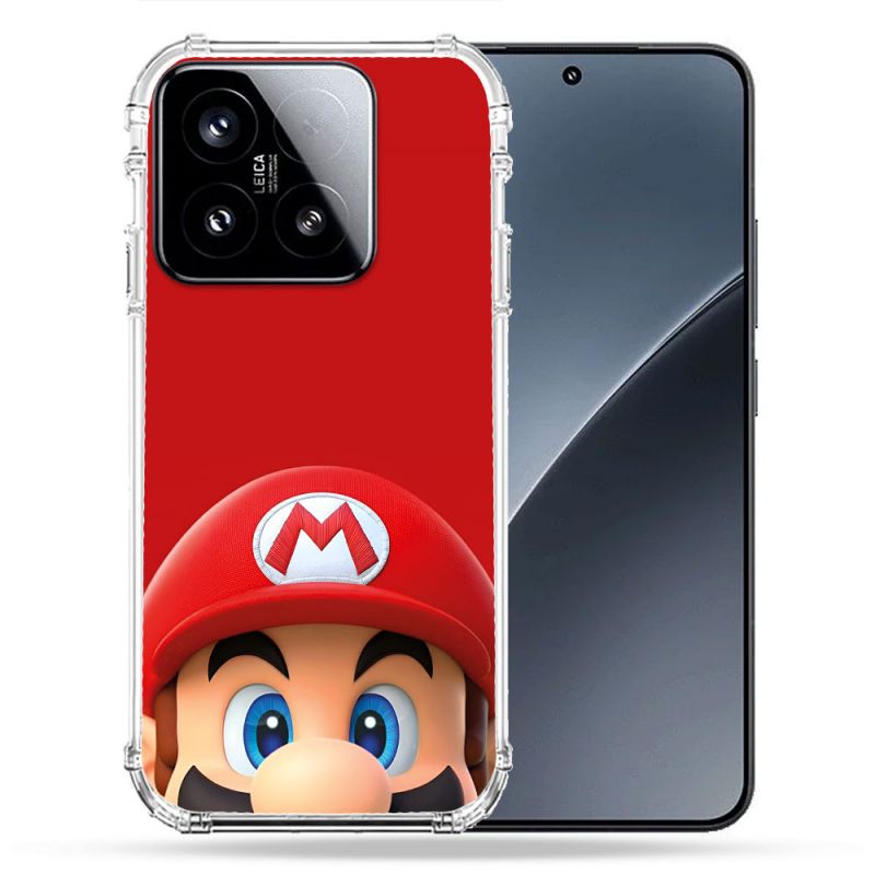 Coque Renforcée Pour Xiaomi 15 Mario Rouge