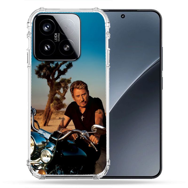 Coque Renforcée Pour Xiaomi 15 Musique Johnny Hallyday Moto