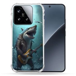 Coque Renforcée Pour Xiaomi 15 Musique Rock Requin