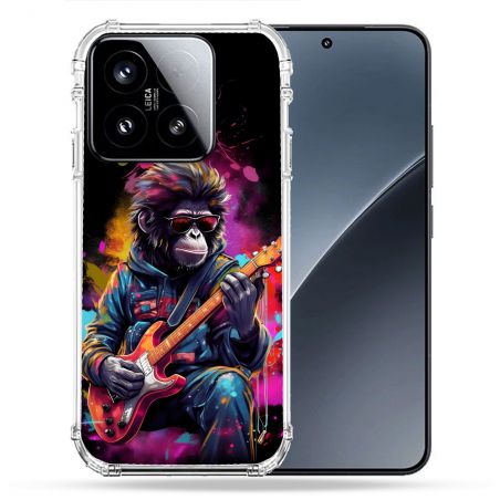 Coque Renforcée Pour Xiaomi 15 Musique Rock Singe