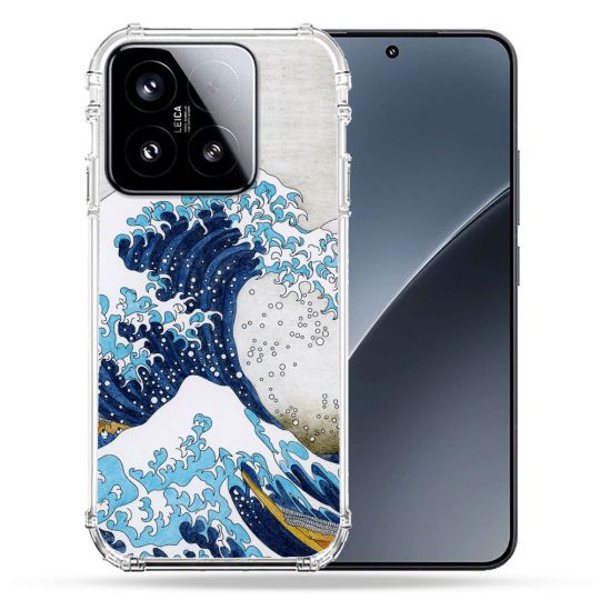 Coque Renforcée Pour Xiaomi 15 Peinture La Grande Vague