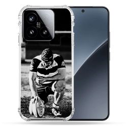 Coque Renforcée Pour Xiaomi 15 Sport Rugby Noir Blanc