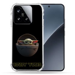 Coque Renforcée Pour Xiaomi 15 Star Wars - Yoda bebe noir