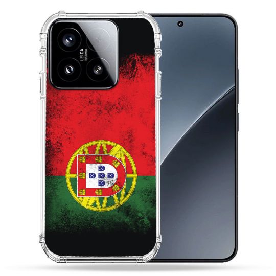 Coque Renforcée Pour Xiaomi 15 Voyage Portugal Drapeau