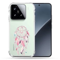 Coque Renforcée Transparente Pour Xiaomi 15 Attrape Reve Rose