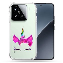 Coque Renforcée Transparente Pour Xiaomi 15 Licorne Paillette