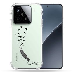 Coque Renforcée Transparente Pour Xiaomi 15 Plume Infini