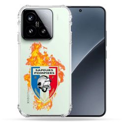 Coque Renforcée Transparente Pour Xiaomi 15 Pompier Feu